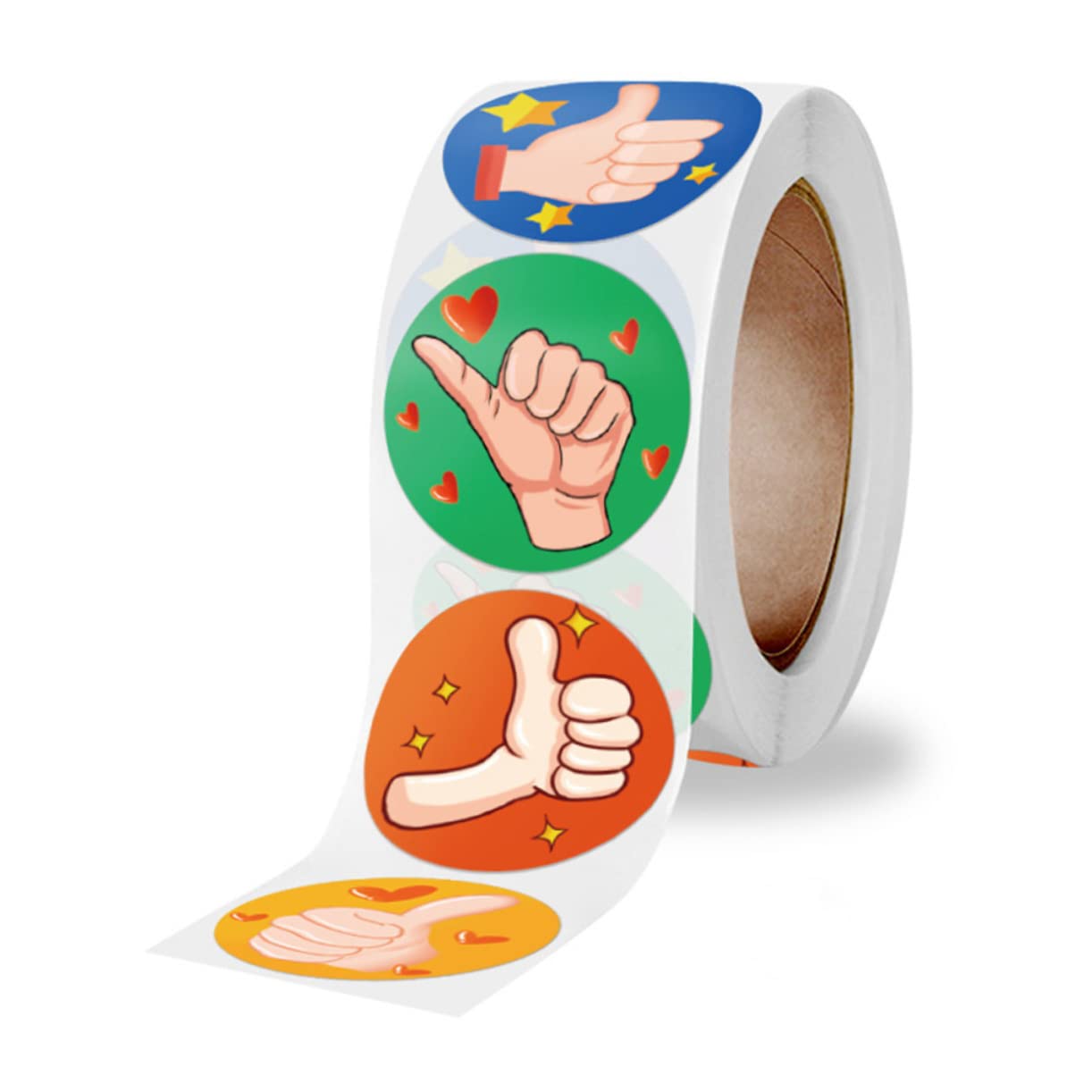 SHINEOFI 18rotoli Adesivi Ricompensa Per Stickers Thumb up Per Insegnanti e Etichette Incentive Creative e Motivazionali Per Abbigliamento e Scolastici