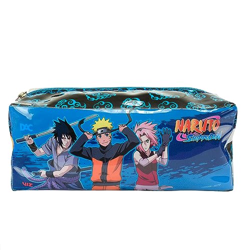 DAC- Estojo Naruto PVC Cristal 20,5 x 8,5 x 7,5 cm
