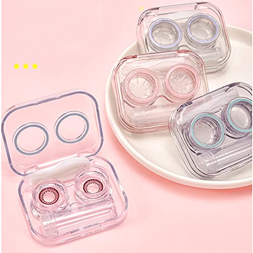 4 Pièces Étui de Lentilles de Contact, Portable Etui Lentilles de Contact Mini étuis Simples Étui de Rangement de Lentilles de Contact Coloré pour Voyager et à la Maison - Image 6
