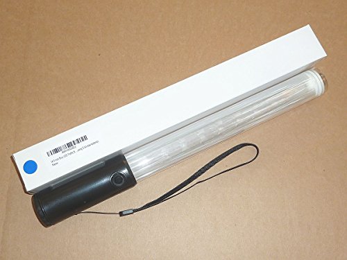 Diskpro, 14.5 Inch Traffic Baton Light, 18 Blue Led With Two Flashing Modes, Plus One White Led On Tip, Using 3 Aa-Size Batteries #TOP6