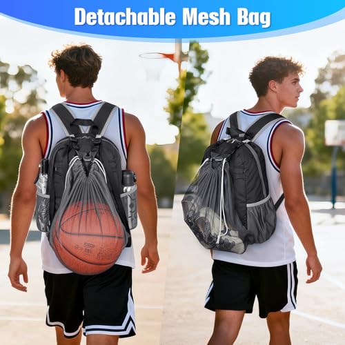 Mochila Plegable Impermeable para Senderismo Negra miniatura 6