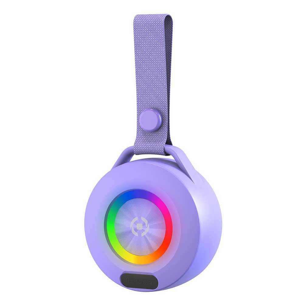 Celly Lightbeatvl Tragbarer Bluetooth-Lautsprecher, Violett