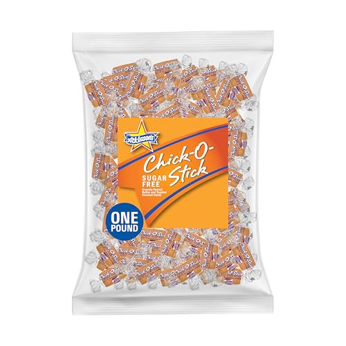 Atkinson's Sugar Free Chick-O-Stick Nuggets - Crunchy Peanut Butter Rolled in Toasted Coconut - Gluten Free, Kosher, Vegan - Bite Size Candy - 1 lb. Bag