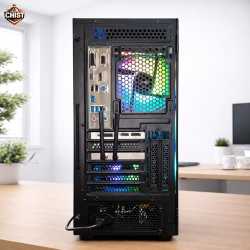 Image of CHIST Hyper Workstation PC (Core i9 14900K 14th Gen 24 Cores 32 Threads, 32GB DDR5 Ram, 1TB NVMe SSD, Liquid Cooler Fan, 750 PSU, Windows 11 Pro (Integrated UHD 770 Graphics)