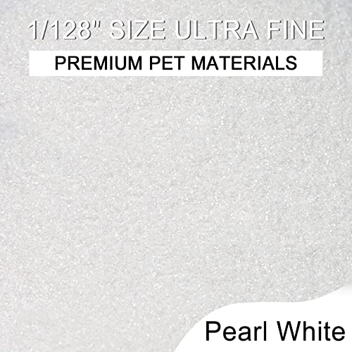 Ceya 3.5oz/ 100g Ultra Fine Glitter Powder Pearl White Glitter 1/128” 0.008” 0.2mm for Slime Epoxy Resin Craft Tumbler Jewelry Nail Art Festival Makeup Scrapbook Painting Wedding Cards - Image 2