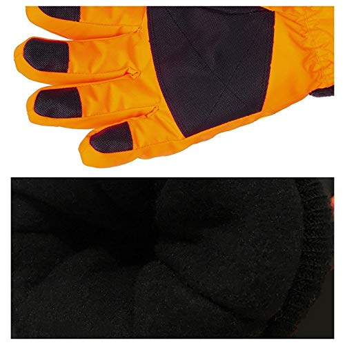 Guantes de trabajo resistentes al desgaste. Invierno guantes de trabajo térmica con reflexivo de Gaza antideslizante de anti-viento guantes calientes for deportes al aire libre Manos Protección Seguri