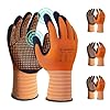 Schwer 3/6/12 Pairs Safety Work Gloves MicroFoam Nitrile Coated, Certified Level 6 Abrasion Resistant Gardening Gloves with MicroDot Grip, Touchscreen, General A1 Cut Resistant Glove, LT5619, L