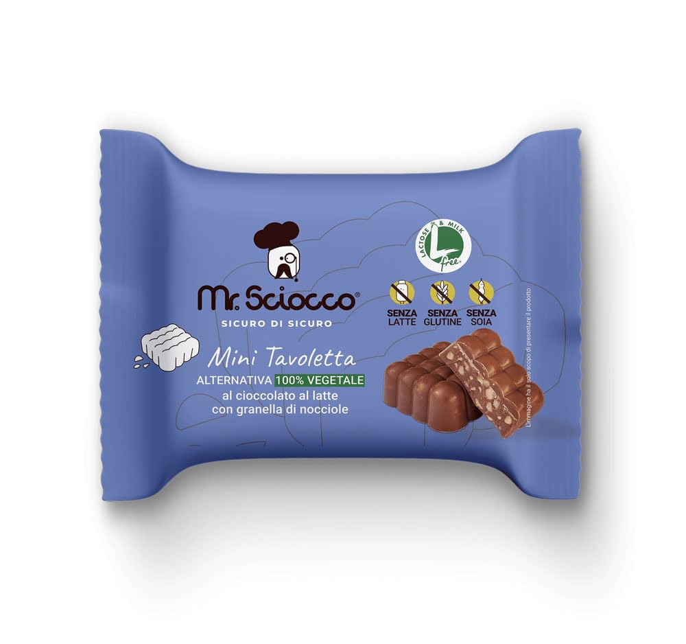 confezione regalo prodotti Mr.Sciocco TUTTI ALTERNATIVA 100% vegetale al cioccolato: mini tavolette gusti assortiti, ovetto, crema spalmabile, tavoletta Senza Glutine, Senza Latte e Lattosio