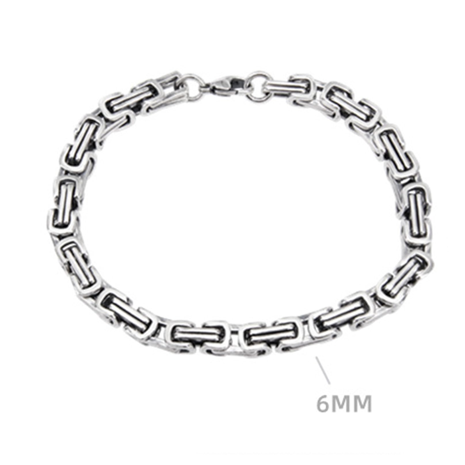 ZALTAS Hip Hop S925 Pulsera de plata esterlina para hombres Mujeres Tejidas de la cadena cubana Versión ancha Pulsera de la industria pesada 18 cm-22 cm Joyas de moda de co Silver- 22cm