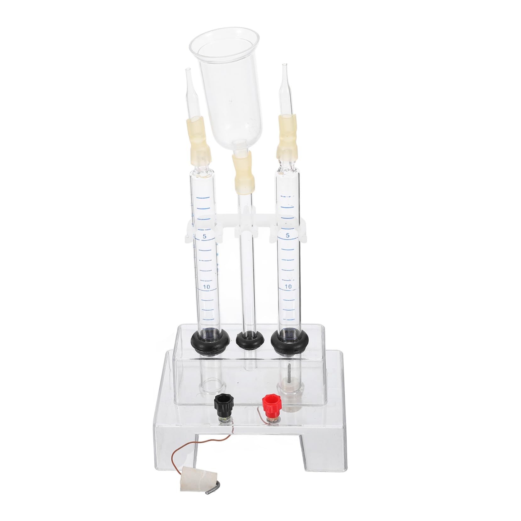 DECHOUS Water Electrolysis Experimenter Water Electrolysis Teaching Equipment Chemical Teaching Props Electrolyzer Type Learning Prop Experiment Equipments Electrolysis Water Equipments