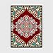 ANLONGLI Blume Teppich Wohnzimmer Geometrische Wohnkultur Ethnische Teppiche Bunte Schlafzimmer Portate Persisch Vintage Mats Stuhl Kissen,4,40x60cm
