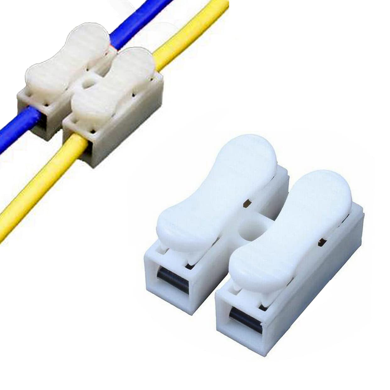 poppin AladdinＸ2plus Wizzo (Pack of 50 Pieces) 2 Pin Cable Connector Push Type
