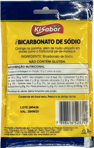 KiSabor Bicarbonato De Sódio Kisabor 60 Gramas