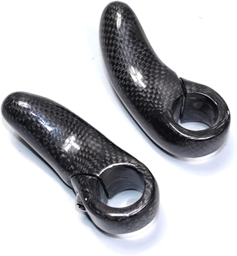 Miniatura 10 de 1 par de extensores de manillar de bicicleta de montaña extremos de fibra de carbono 3K MTB bicicleta vicemanillar