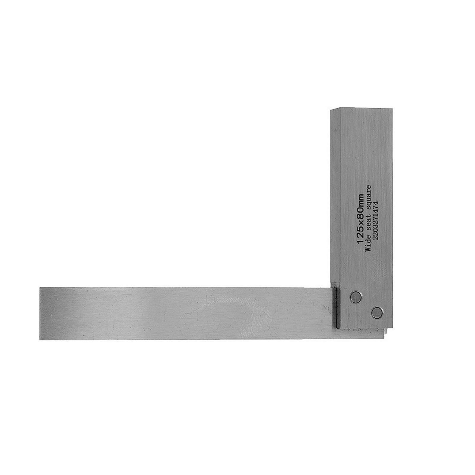 Precisions 90 Degree Right Angles Wide Seats Square Steel Angles Ruler Wide Base Square Precisions Measuring Tool