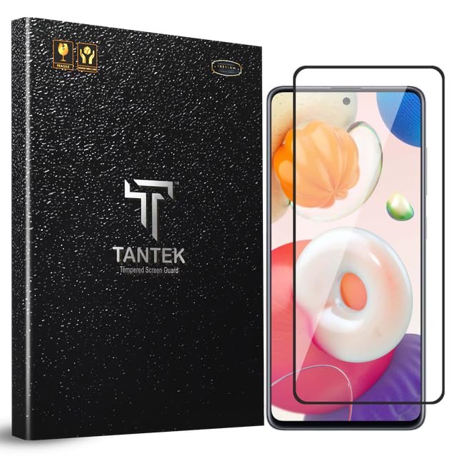 Image of TitanGuard Tempered Glass Screen Protector Guard for Samsung Galaxy M51 / M62 / F62 / A71-9H Hardness, Military Grade, Anti-Static, Easy Installation Kit - 1 PACK