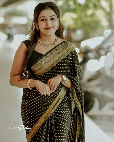 Image of Avantika Fashion Women's Kanjivaram Soft Silk Banarasi Sarees With Blouse Piece For Women