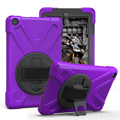Amazon Kindle Fire HD 8 (8/7, 2018/2017) P[X ϏՌ 360x]X^h \ȃnhXgbv ֗ ԍ X  ӏ/^CsO/lbgT[tB  ho 1[geXg 
