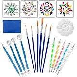 ✍Mandala dotting tools pintura hechas de plásticos livianos, livianos y compactos