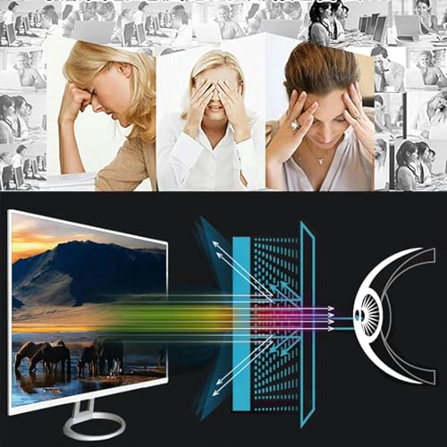 Protector de pantalla antirreflejos para TV, filtro antirreflectante, alivia la fatiga ocular para pantallas LCD, LED, OLED, QLED, 60 pulgadas, 1338 x 756 mm