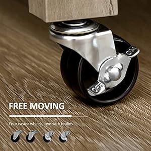 Homcomrollingkitchencartwithstainlesssteelcountertop1bottomshelf1slottedmiddleshelfand4castorwheelsgrey Urban Country Home Decor Homcom rolling kitchen cart with stainless steel countertop 1 bottom shelf 1 slotted middle shelf and 4 castor wheels grey urban country home decor