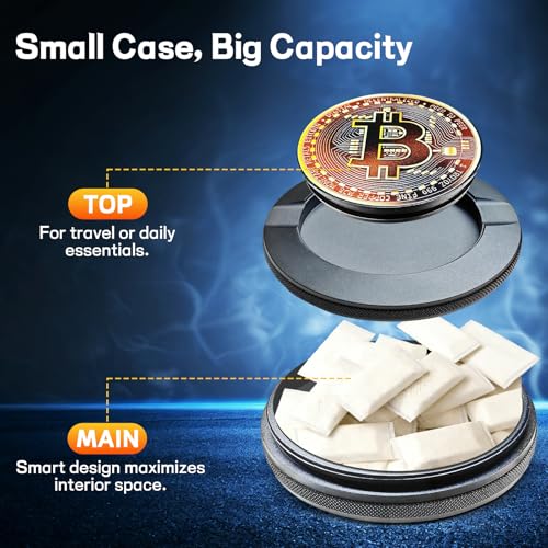 Image of Metal Can | Metal Container | Pouch Container | Small Storage Tin (B Coin)