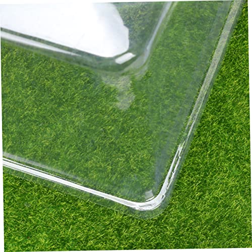Yardwe 1Pc Bandejas De Vaso De Flores Vasos De Bandeja Transparente Plantas Cobertura De Mudas De Es