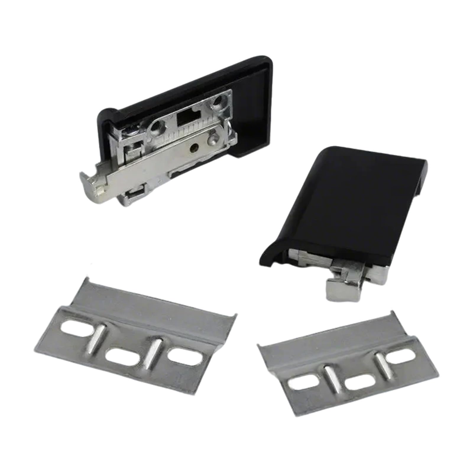Tertioi Black Kitchen Cabinet Hanger Suspension Bracket Hidden Wardrobe Hanging Cord Surface Mount Wall Cabinet Hardware Furniture Accessories