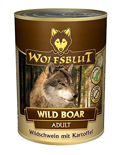 Wolfsblut - Wild Boar - 6 x 395 g - Wildschwein - Nassfutter - Hundefutter - Getreidefrei