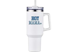 Sweet Embroidered Tumbler - Perfect Gift for Loved Mom of a Baby Boy