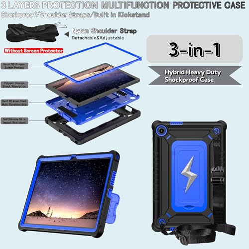 Coque de protection robuste antichoc avec béquille pour Lenovo Tab 10.1