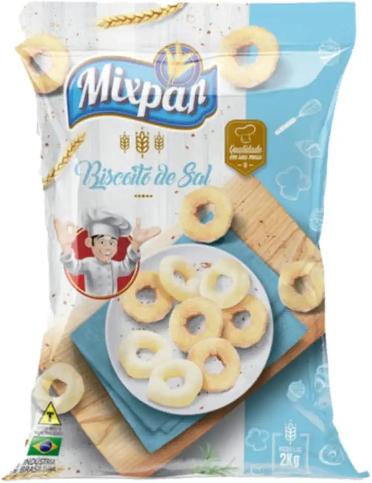 Mistura Para Biscoito Frito Salgado Mixpan 2kg