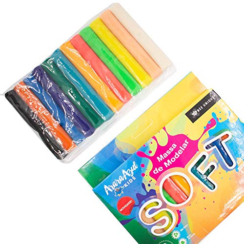 Massa de Modelar 12 Cores - 180G, BY-PL0002