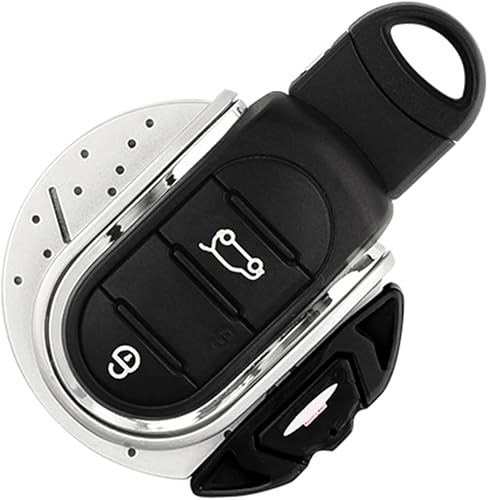 Vista 18 de Funda para llavero con accesorios para Mini Cooper F54 Clubman 55 F56 F57 F60 Countryman hasta 2023 Union Jack en forma de U Oro