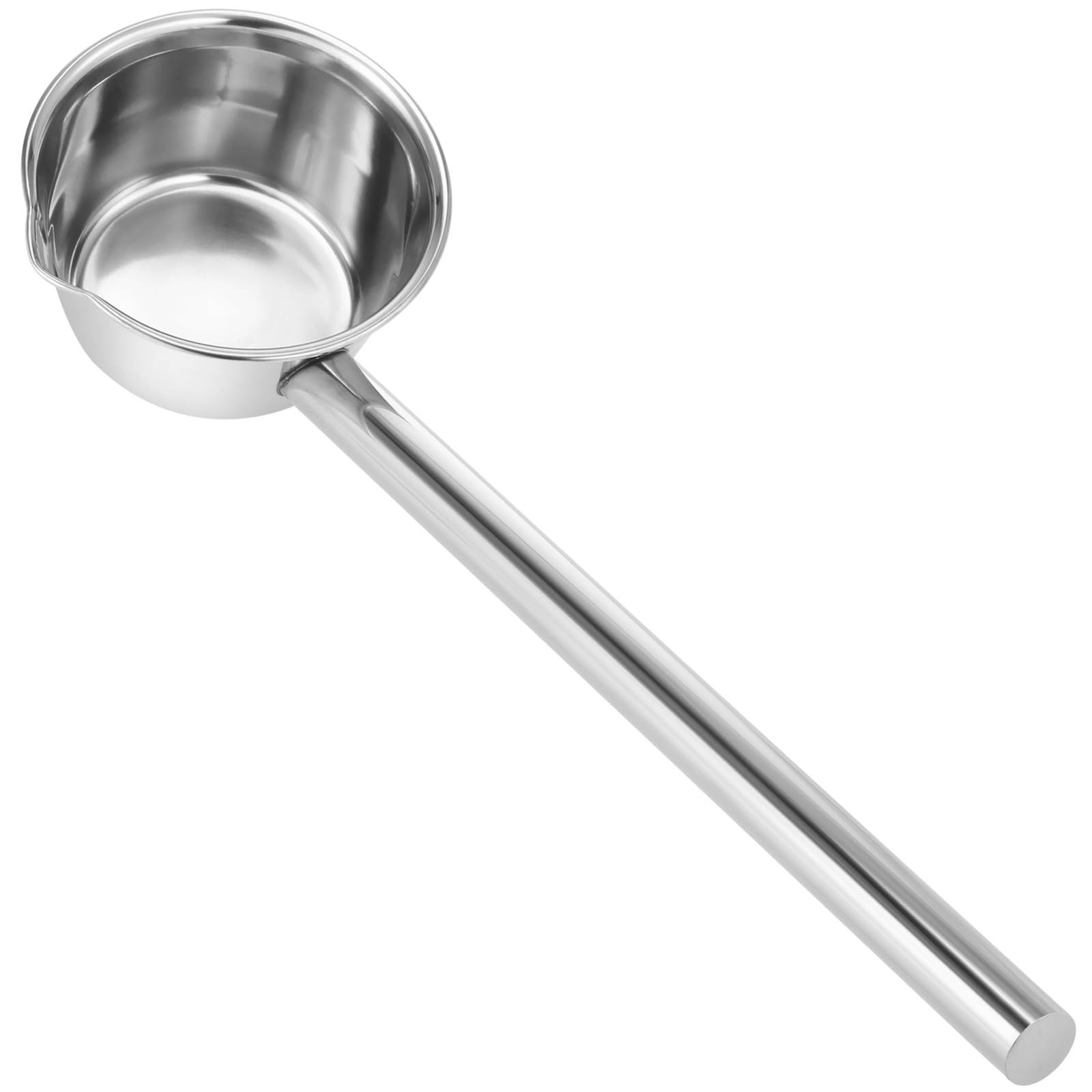 GAROZATION Schöpfkelle Xxl mit Langem Griff aus Edelstahl Großer Schöpflöffel für Küche und Kantine Komfortabel zu Halten und Leicht zu Verformen