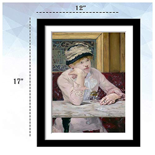 Image of Tallenge - Set of 10 ?douard Manet Paintings - Small Poster Paper - Framed (12 x 17 inches)