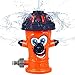 BESTZY Giocattolo Sprinkler per Bambini, Spruzzatore per Bambini, Giocattoli Irrigatori Estivi Tartaruga Doccia per Bambini, per Estate Outdoor Giardino Prato Piscina(Arancia)