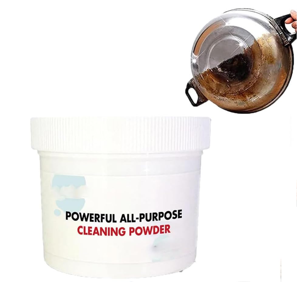 Powerful Kitchen All-Purpose Powder Cleaner, Strong Decontamination Cleaning Powder, Kitchen Stubborn Stains Cleaner, Household Foam Rust Remover Kitchen All-Purpose Cleaning Powder (250g)