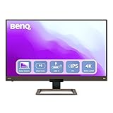 BenQ EW3280U Monitor (32 pulgadas, 4K UHD, IPS, P3 Wide Color, carga USB-C, DP / HDMI, HDR 400) Compatible con MacBook