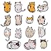 Toppe termoadesive con gatto ricamate, 15 pezzi toppe ricamate per toppe per bambini,toppe da stirare sui bambini per tasche jeans t-shirt