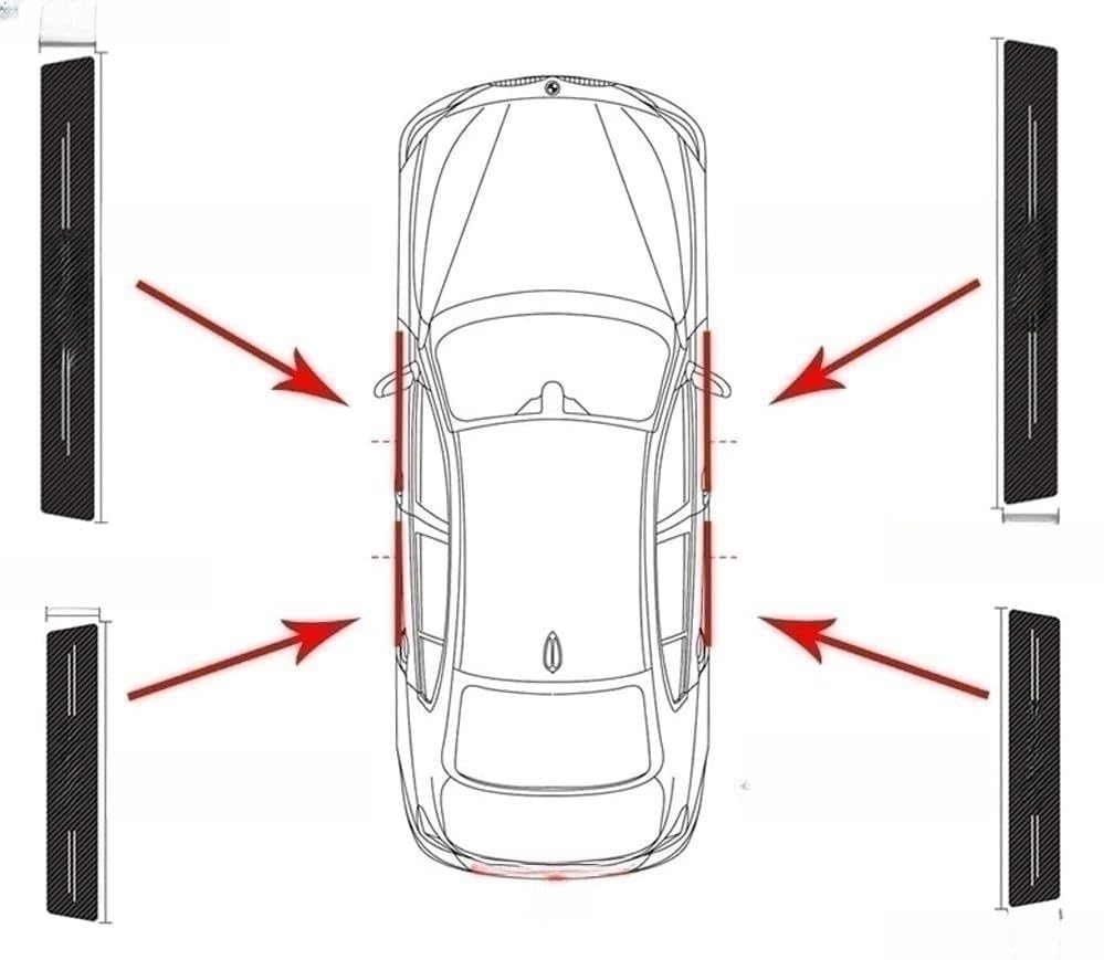 4 Pcs Soleira Da Porta Do Carro De Fibra De Carbono Guardas Etiqueta Etiqueta Para Fiat Panda 500 500x 500l Tipo Punto Bravo Carro Styling Acess%c3%b3rios I.533412247