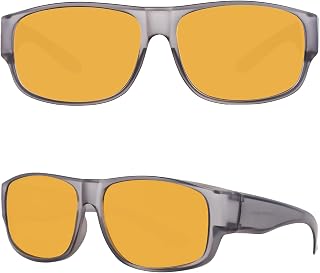 MAXJULI Sunglasses Fit Over Glasses for Men Women Polarized Wraparound Sunglasses 8239