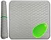Produktbild 23x18 inch Silikon Saugstarke Silikon Geschirr Abtropfmatte,Abtropf Matte,Topfuntersetzer, Tischset Kinder,Mit Einer schönen Silikonbürste Grau