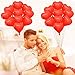 Valentines Day Balloons I LOVE YOU Balloons and Heart Balloons Kit, 28 PCS Valentines Day Decorations for Party, Valentines Balloons Set - Pack of 20 Foil Red Heart Shaped Balloons 18 Inch + 8 Alphabets Foil Balloons