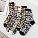 Tavaleu Wool Socks for Women - Winter Soft Thick Warm Socks Vintage Crew Boot Sock Casual
