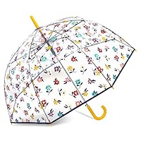 ShedRain Floral Bubble Umbrella – See Through, Rain & Windproof Umbrella - Perfect for Weddings, Prom, Outdoor Events - Automatic Open, Flower Print