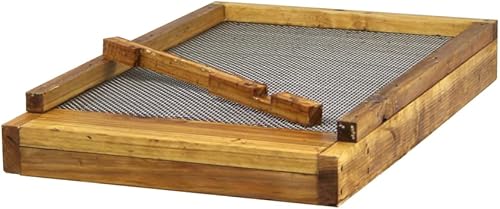 Miniatura 4 de Hoover Hives 10 Marco Langstroth Beehive cribado tablero inferior sumergido en cera de abeja 100%