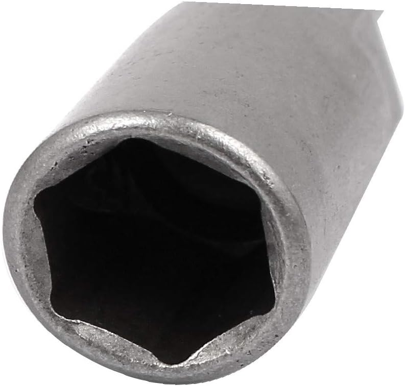 New Lon0167 150mm Length Featured 7mm Hex drill reliable efficacy hole 14mm Hexagonal Deep Socket Nut Driver Bit Gray 5pcs(id:65f 6e 0e a9e)