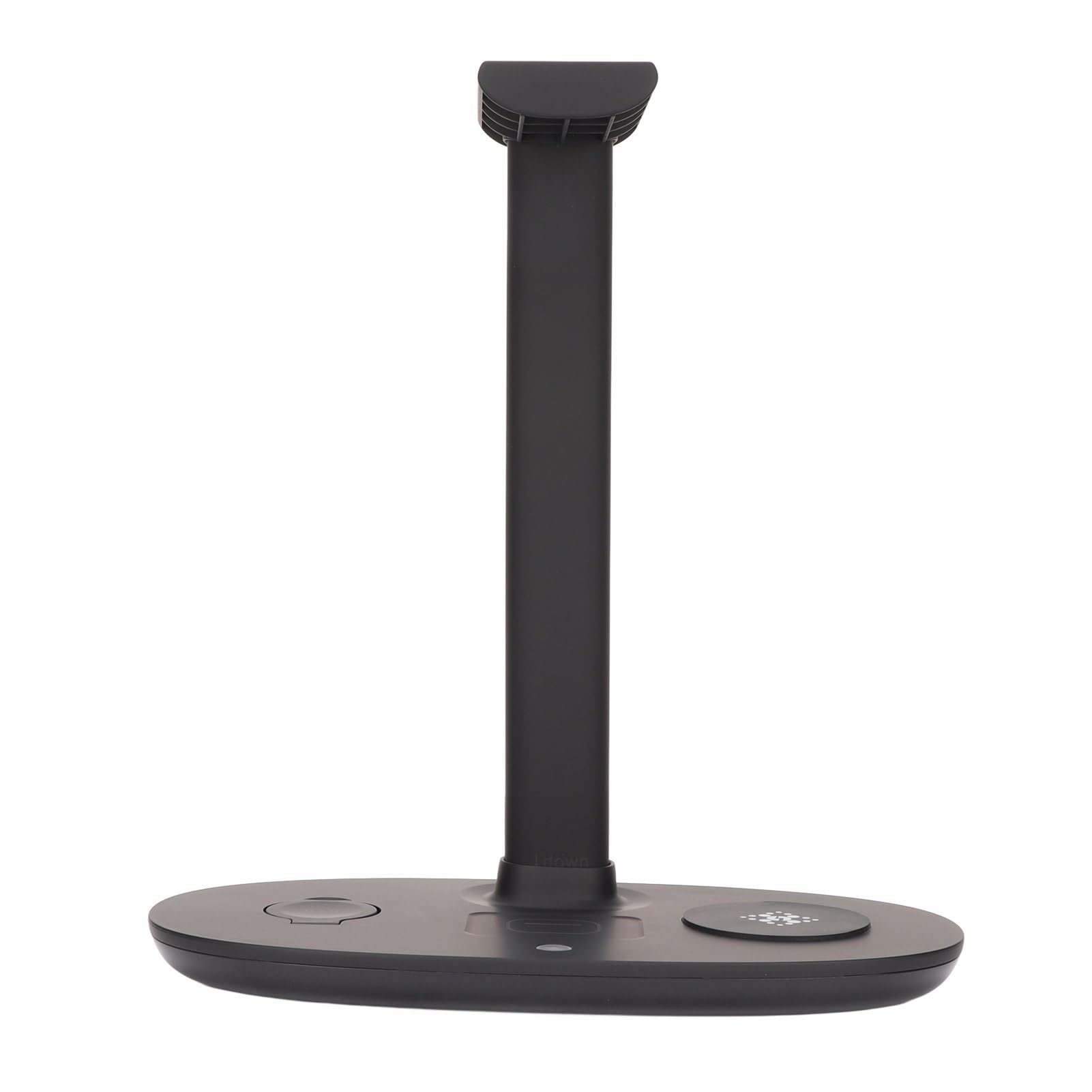 Jiawu Supporto per Cuffie Caricabatterie Wireless 4 in 1, Gancio per Cuffie Rimovibile a Ricarica Rapida da 15 W Dock Station per Caricabatterie Wireless, Gancio di Ricarica per con Funzione di
