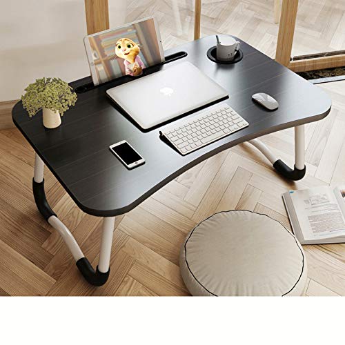 hsy Soporte para port�til de Altura Ajustable,Escritorio de Regazo port�til una Bandeja para el Desayuno, una Bandeja para el port�til, un Escritorio para el Regazo Escritorio de Cama para Leer